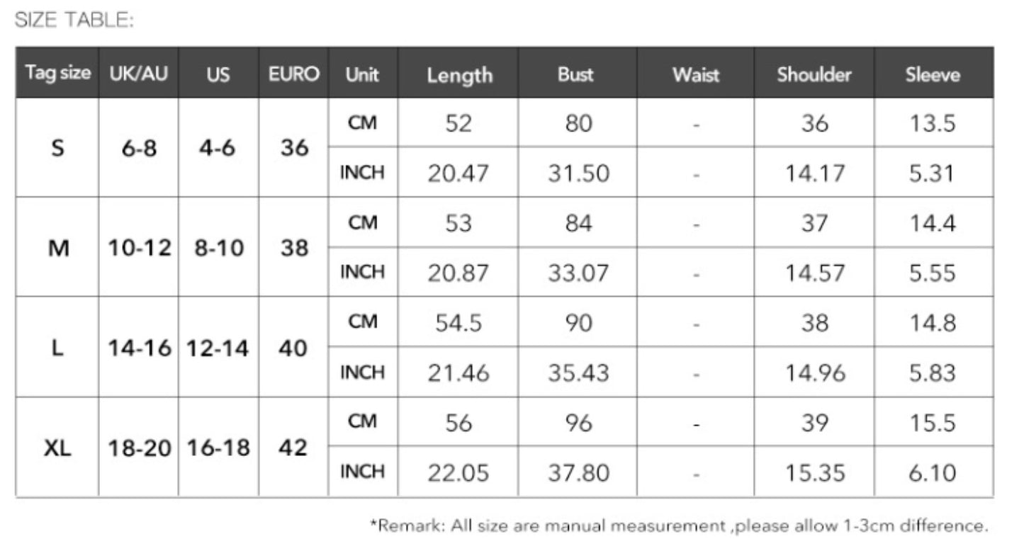 Women's Solid Color Round Neck Top Waisted Short Fitted T-Shirt