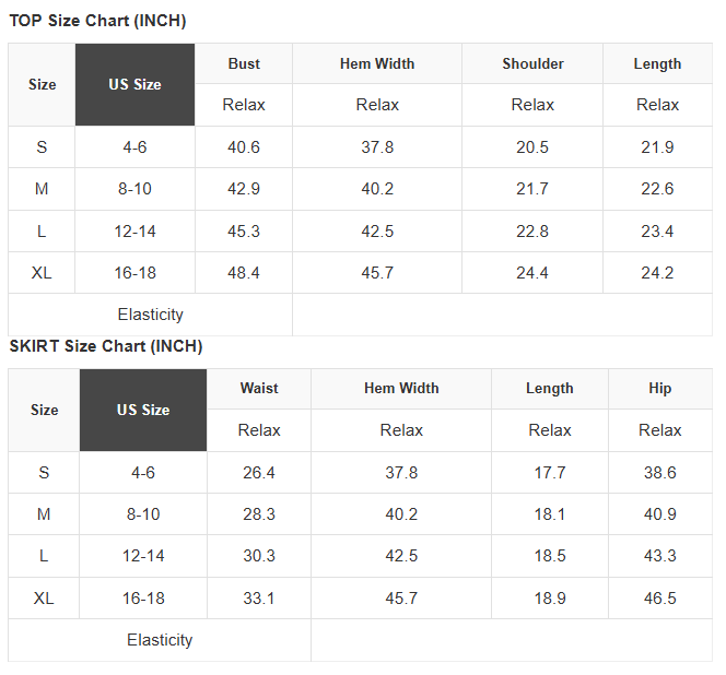 Beau Blue Stars & Stripes Graphic Textured Contrast Trim Casual Skirt Set