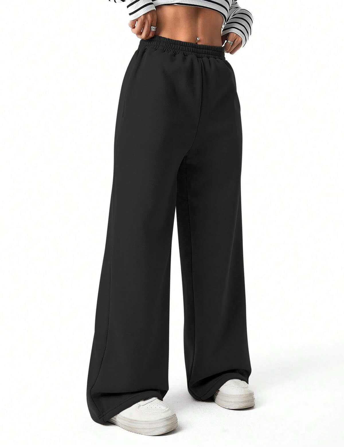 Women's Wide Leg Drawstring Sweatpants Loose Fit Pants