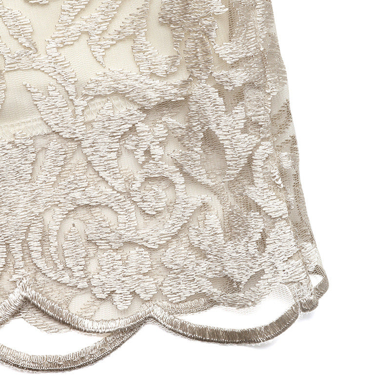 French High Waist Embroidered Lace Shorts Women Summer