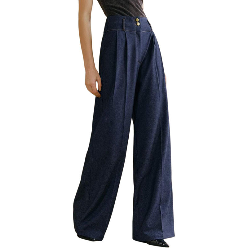 Women's High Waisted Wide Leg Vintage Jeans Loose