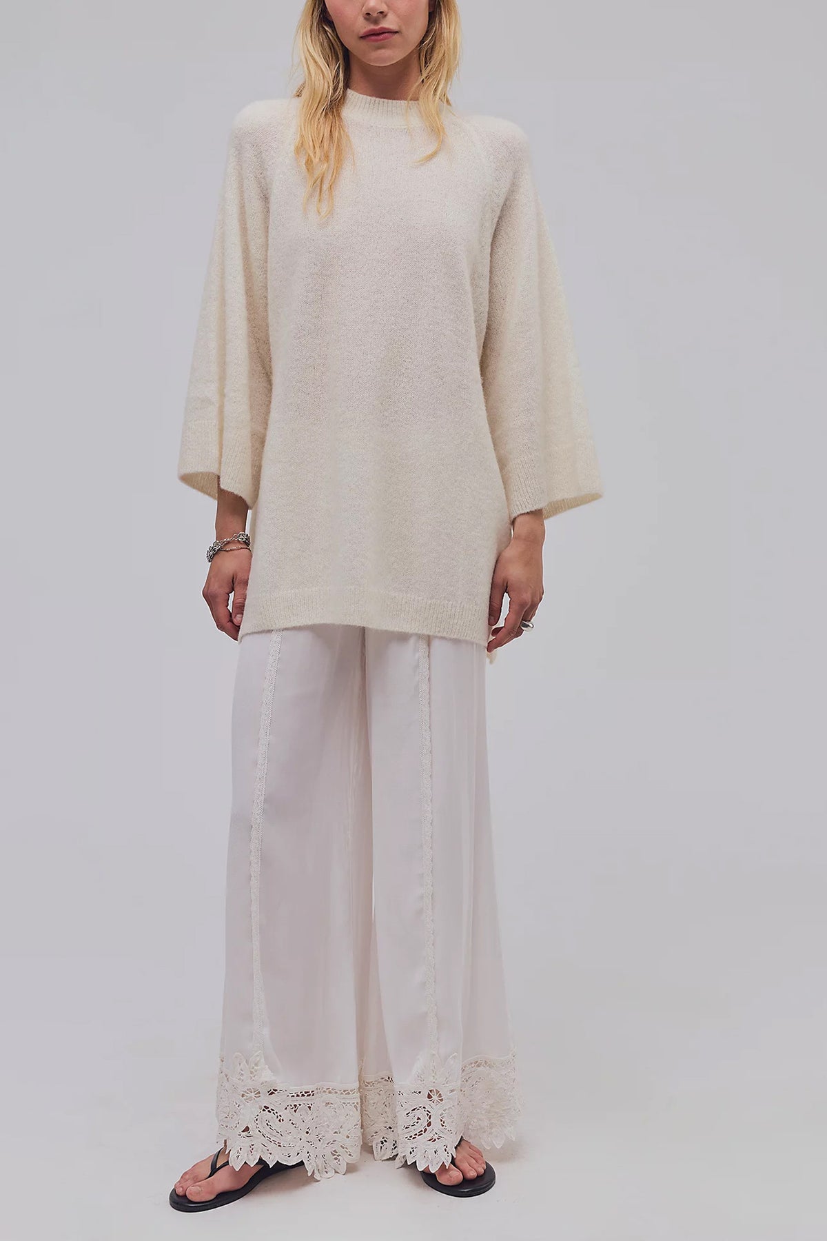 Women's Oversized Chunky Crew Neck Pullover Sweater