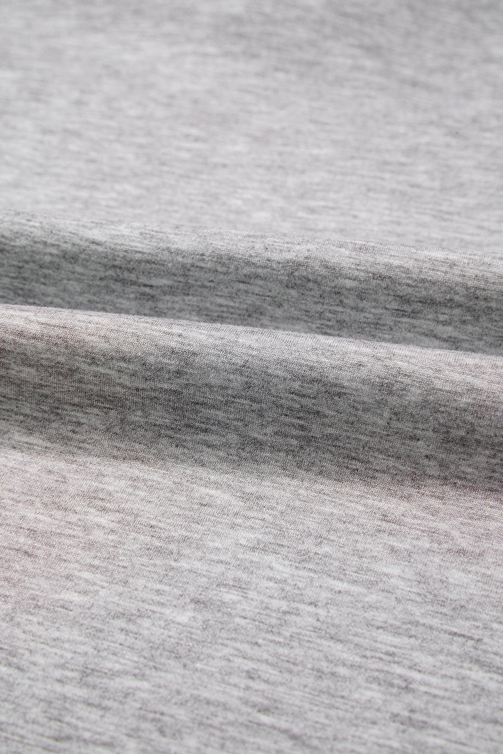 Light Grey Color Block Patchwork V Neck Drawstring Hoodie