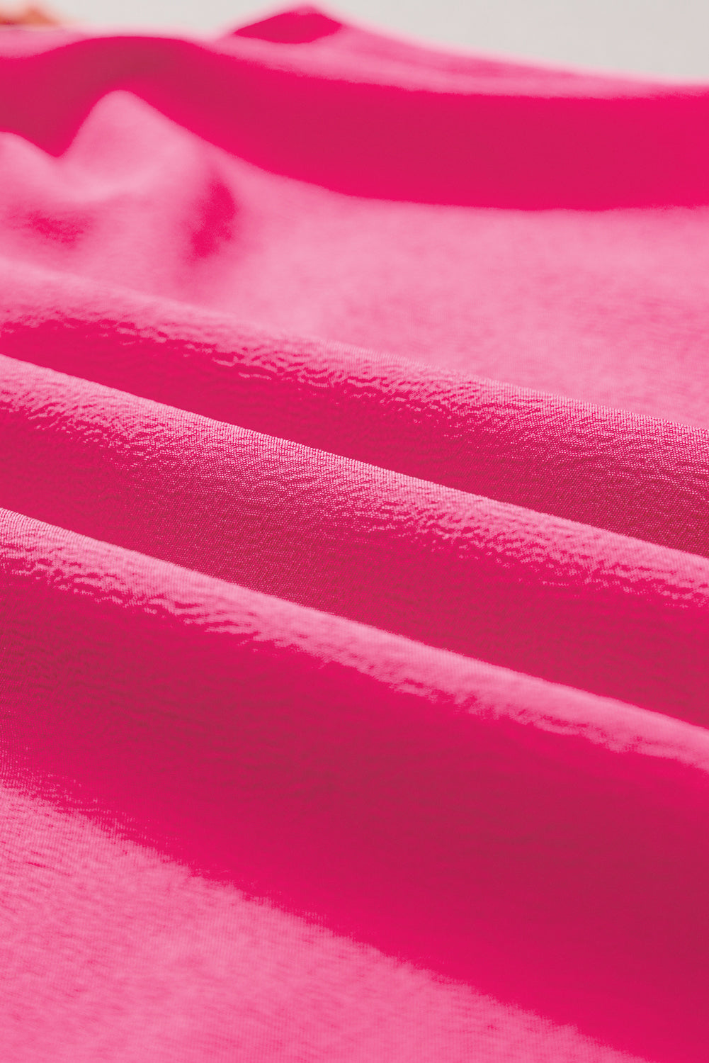 Bright Green Two Tone Ruffled Flutter Sleeve Blouse