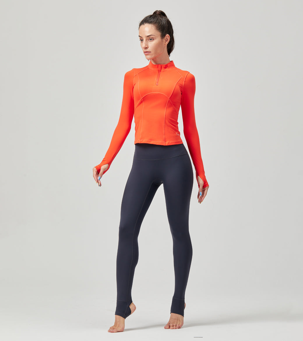 LOVESOFT Women's Dark Grey Easy Warm Yarm High Waist Hips Running Yoga Stepping Pants