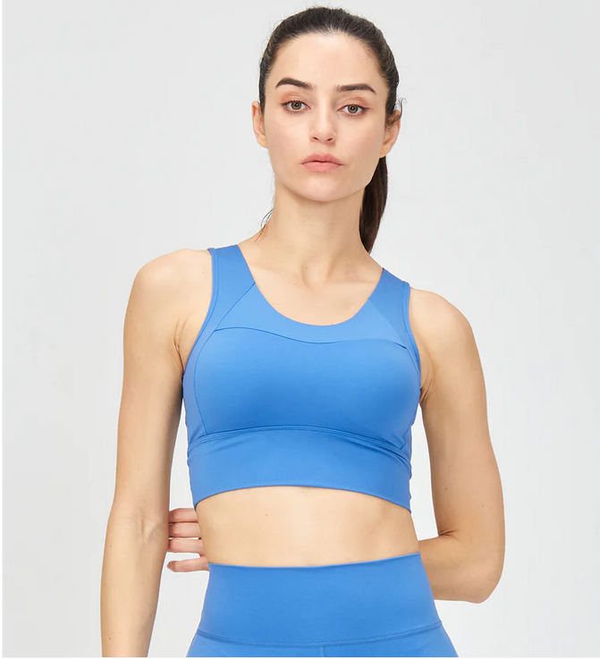 LOVESOFT Women's Lycra Green Fitness Running Yoga Bra