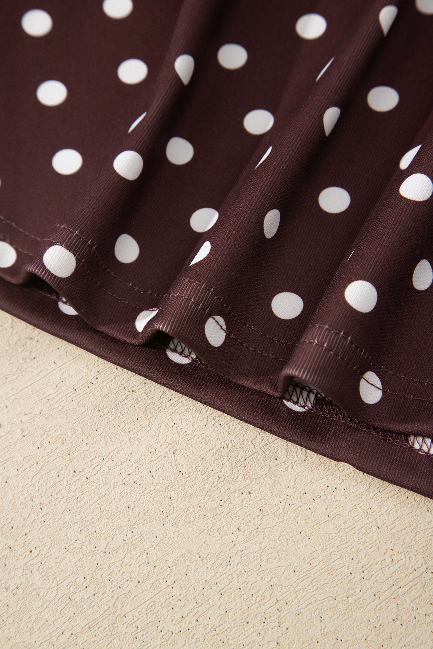 Pink Polka Dot Halter Tank Drawstring Elastic Waist Short Set