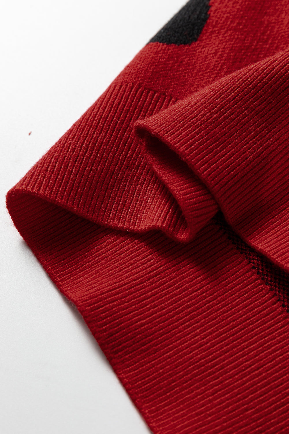 Pearl Embellished Bow Pattern Loose Sweater