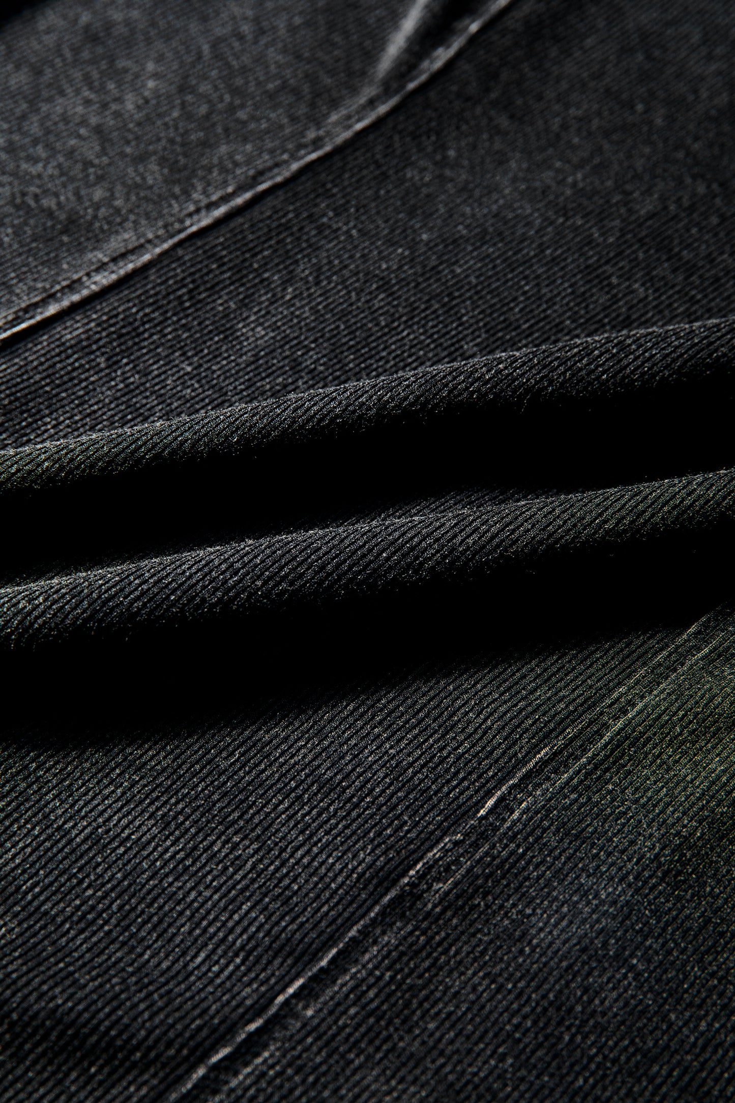 Coffee Exposed Seam Ribbed Long Sleeve Top