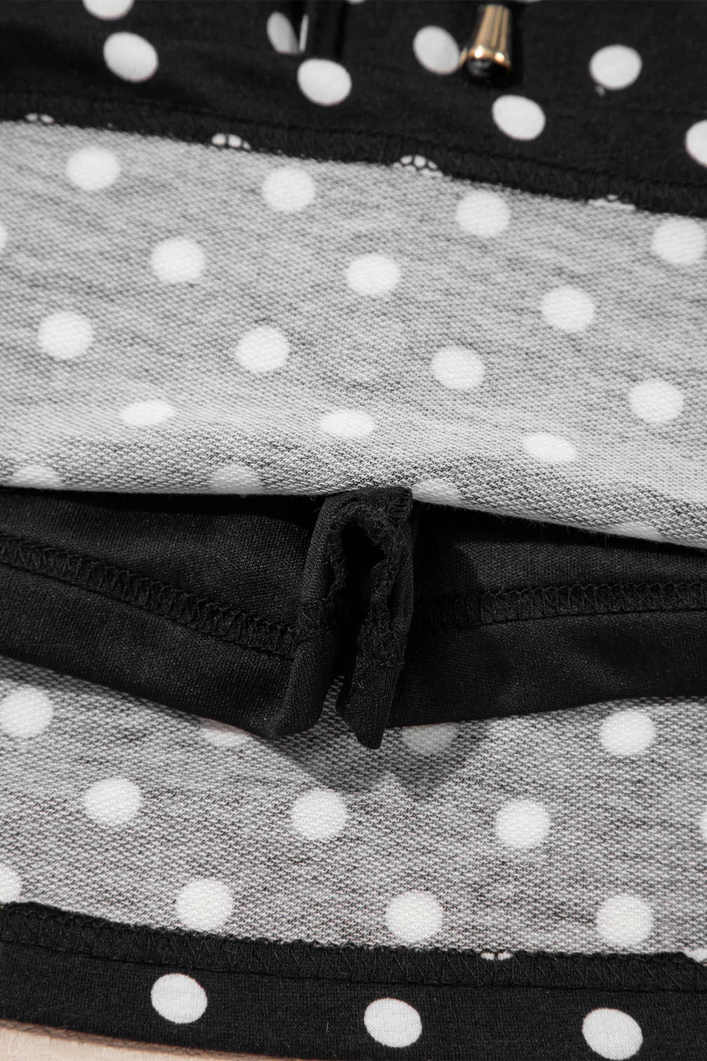 Polka Dot Skort High Waist Casual Mini Skirt