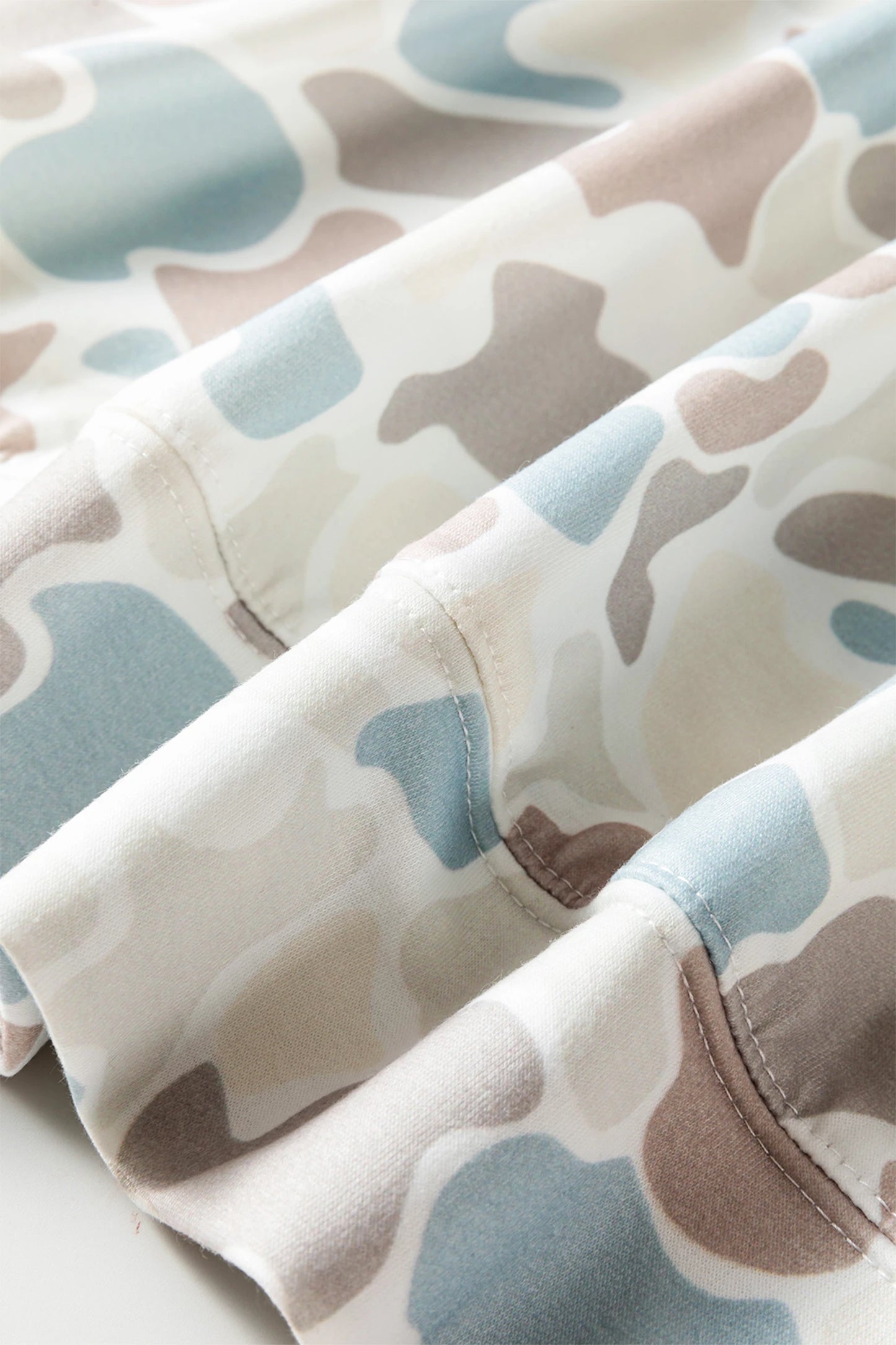 Camouflage Print Long Sleeve Hooded Pullover Casual Top