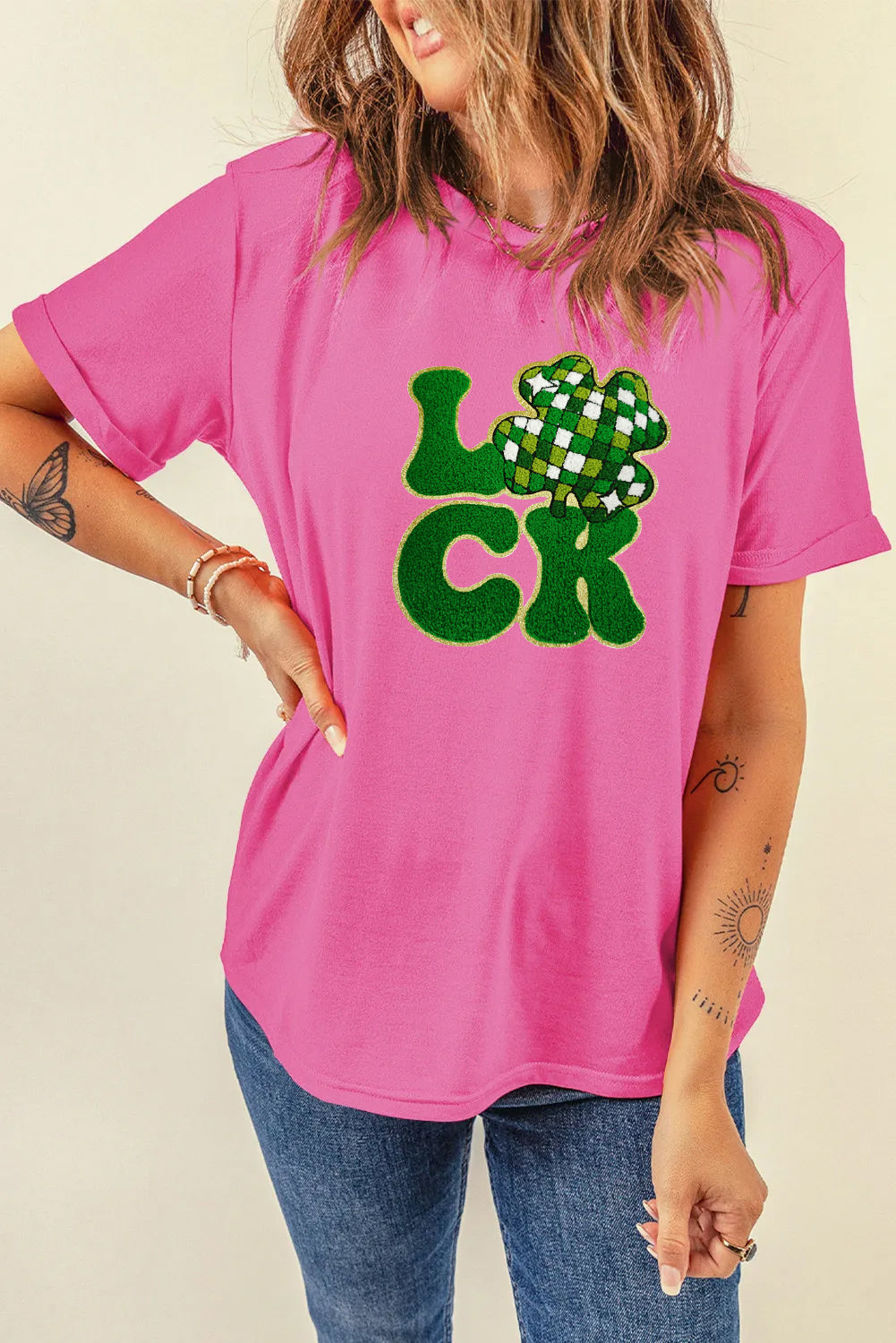 Saint Patrick’s Day Lucky Clover Graphic T Shirt