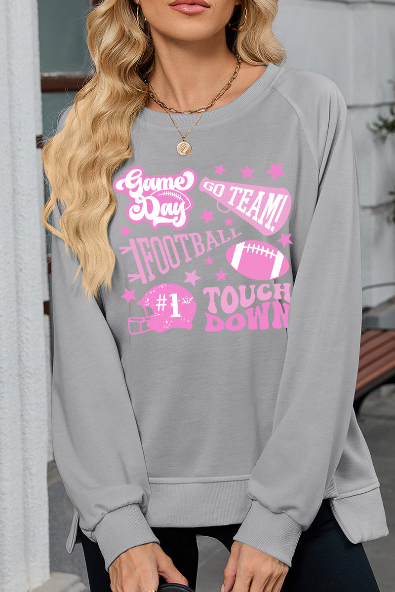 Football Sweatshirt Casual Game Day Spirit Top
