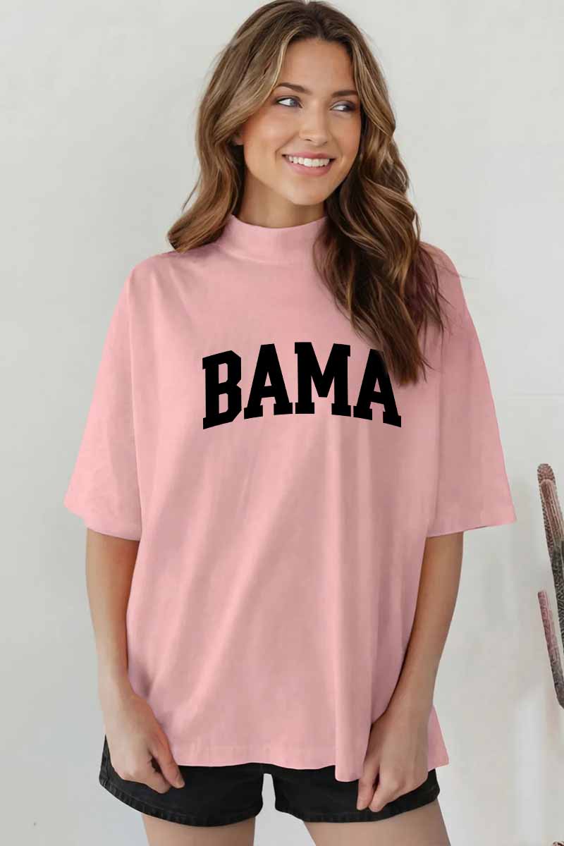 Bama Graphic Tee Oversized College Game Day Boutique