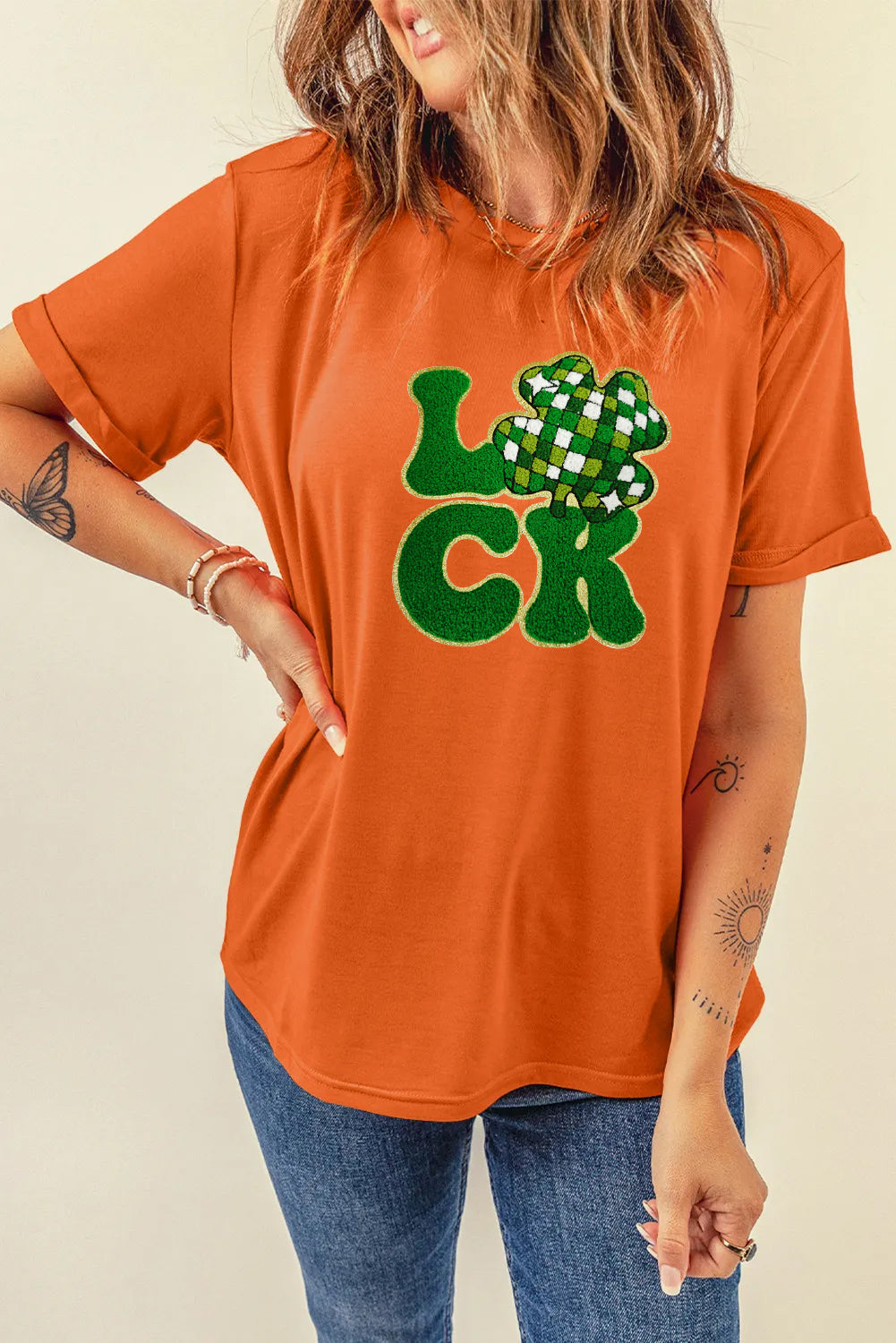 Saint Patrick’s Day Lucky Clover Graphic T Shirt