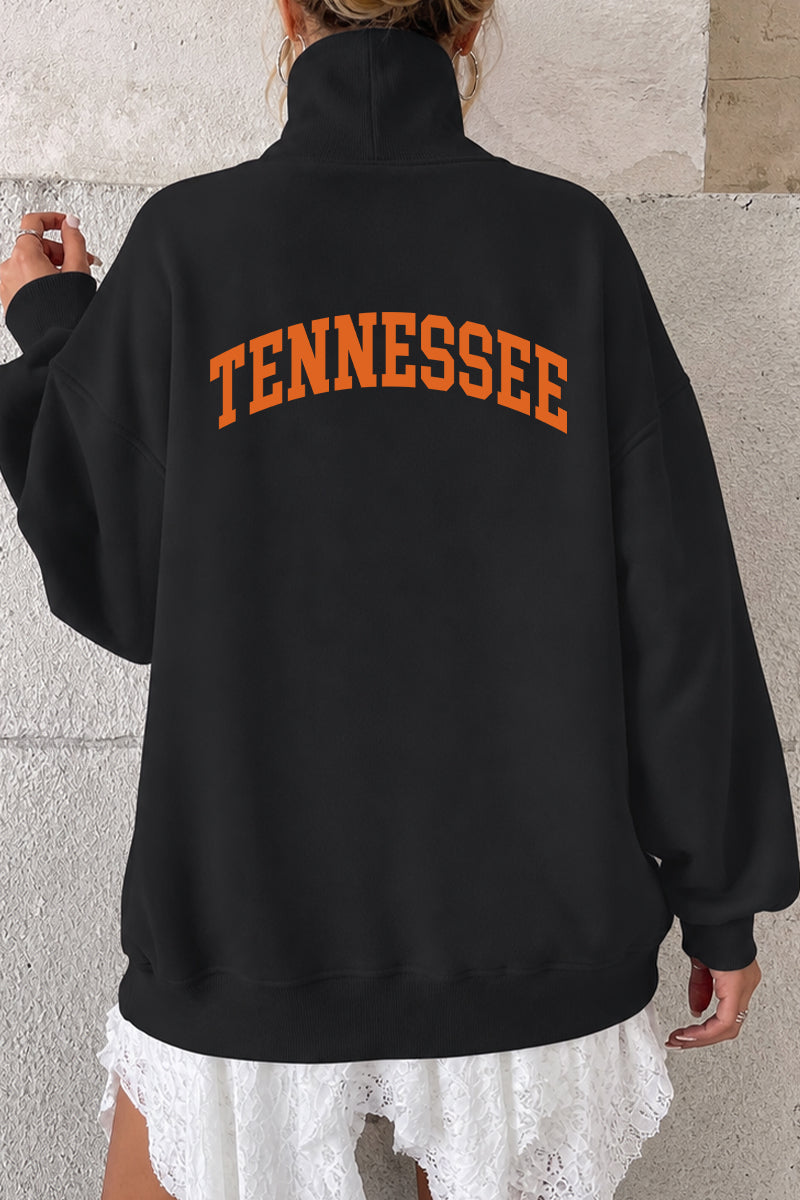 Game Day Sweatshirt Oversized Collegiate State Letter Pullover