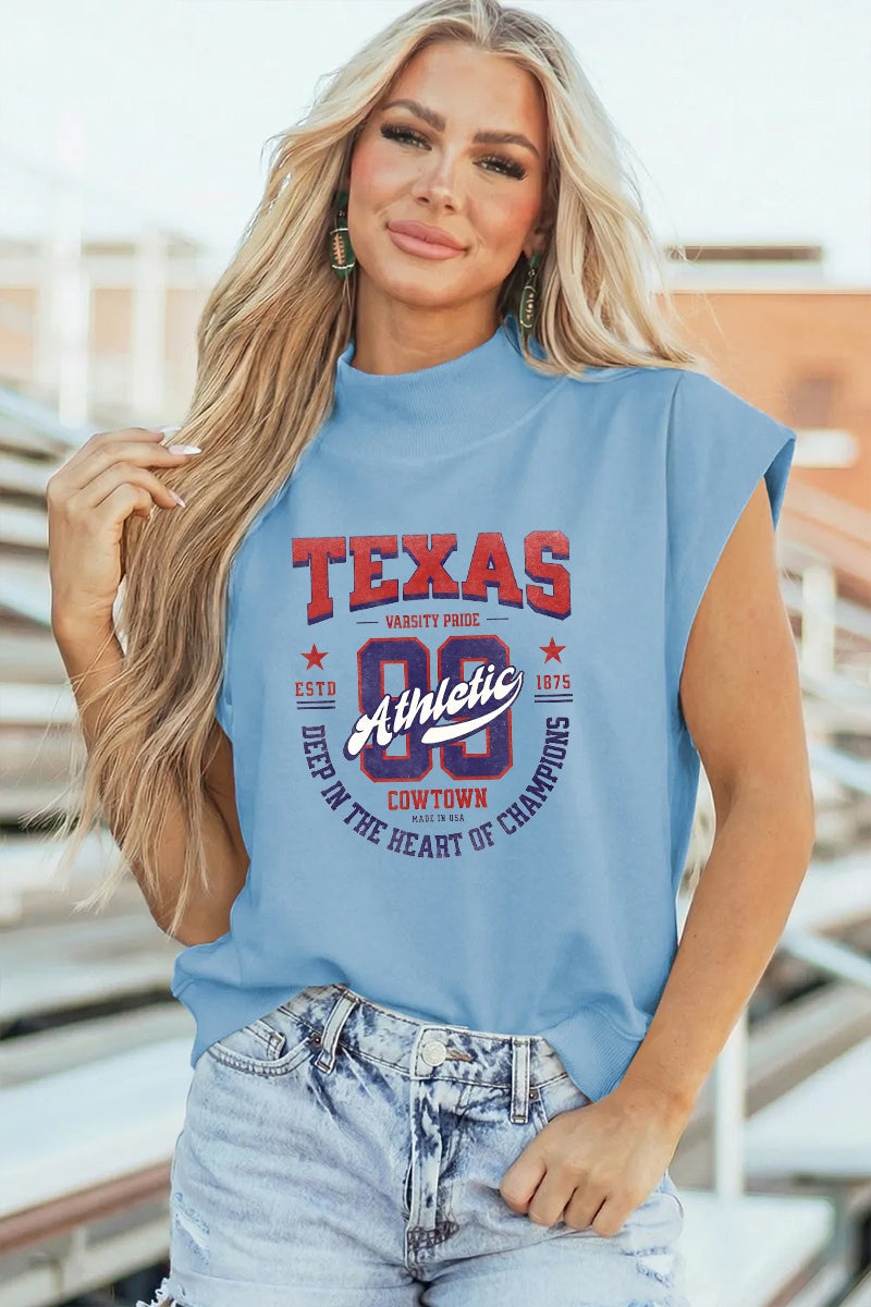 Texas Varsity Polyester Tee Casual Game Day Athletic