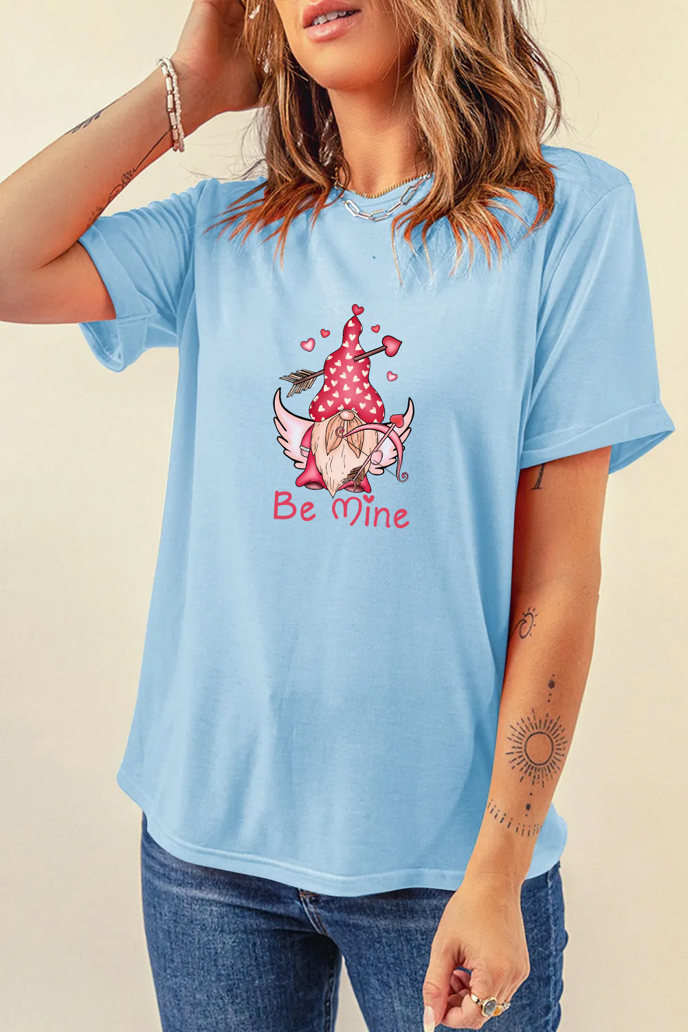 Valentine’s Day Be Mine Cupid Graphic Tee
