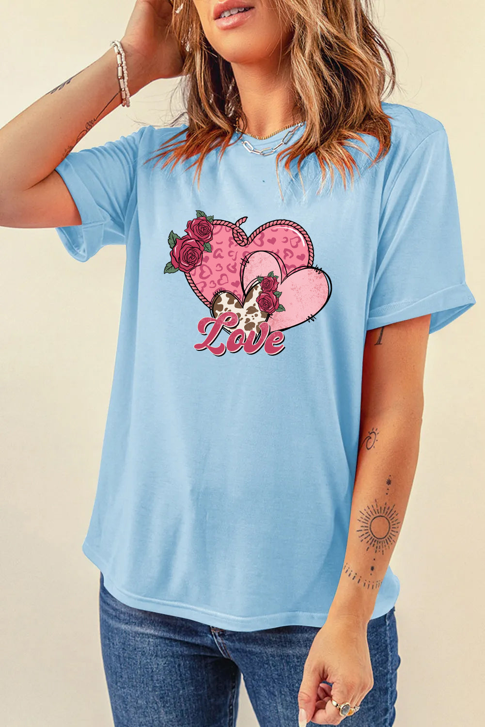 Valentine’s Day Love Heart Graphic Tee