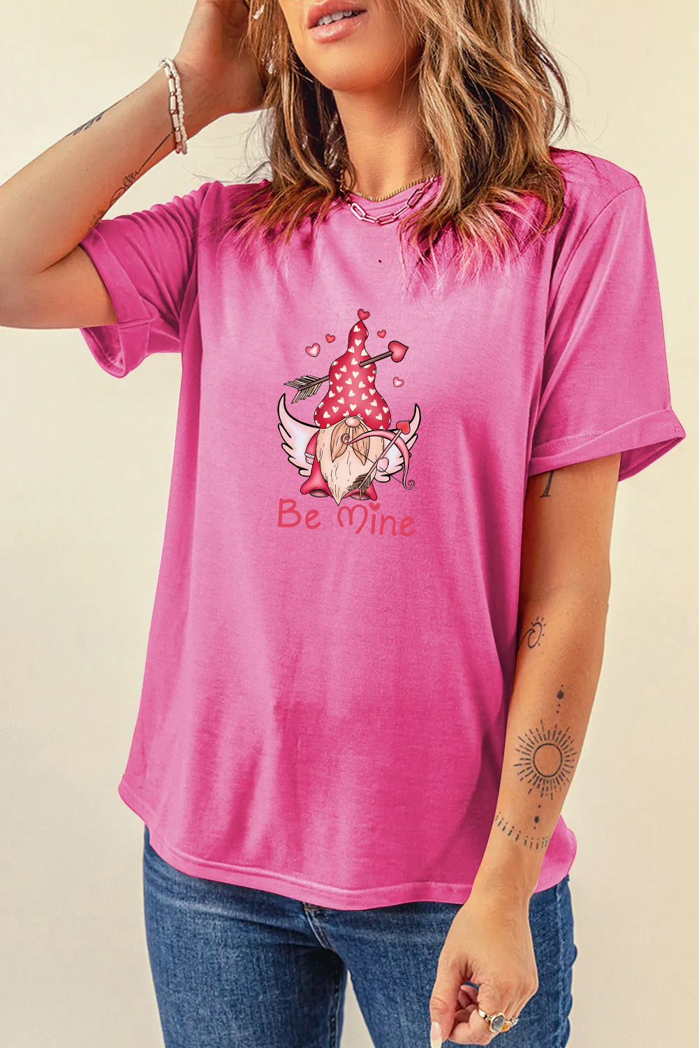 Valentine’s Day Be Mine Cupid Graphic Tee