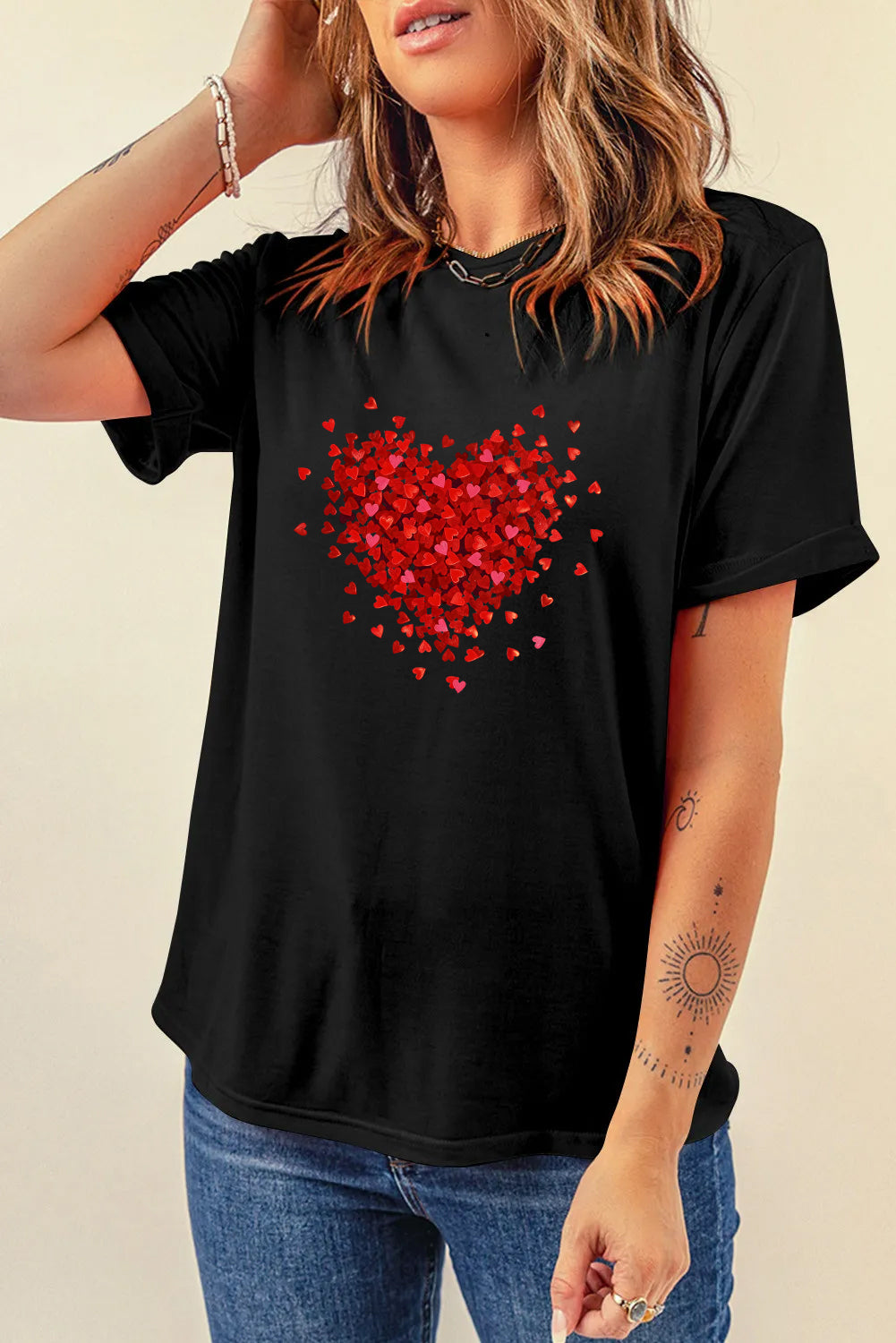 Valentine’s Day Red Heart Graphic Tee