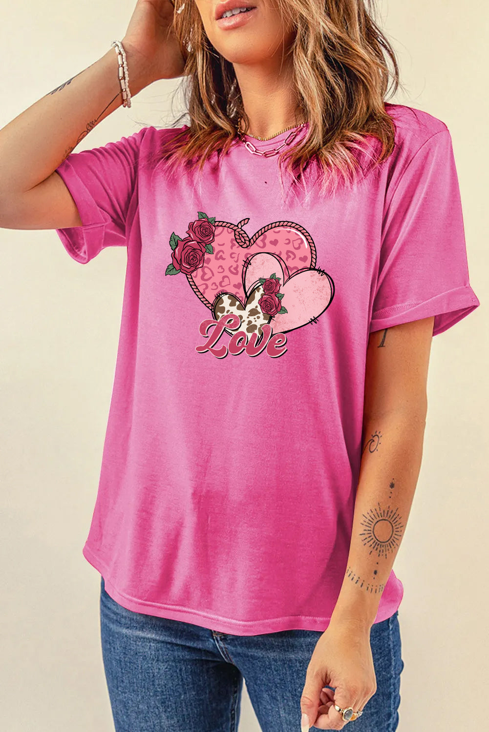 Valentine’s Day Love Heart Graphic Tee