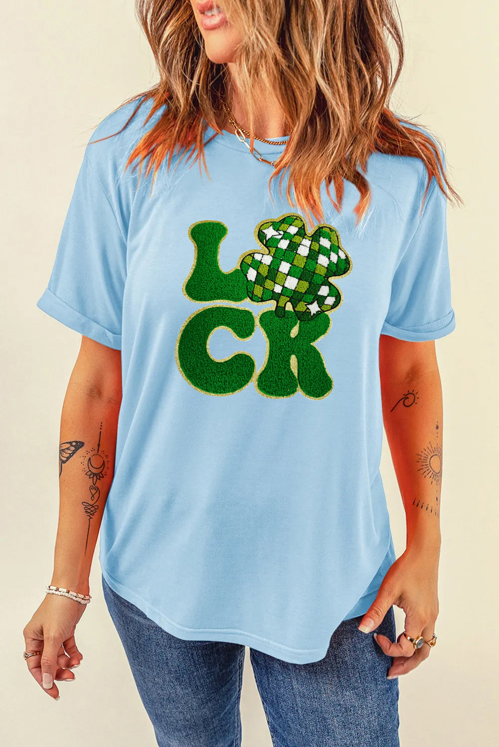 Saint Patrick’s Day Lucky Clover Graphic T Shirt