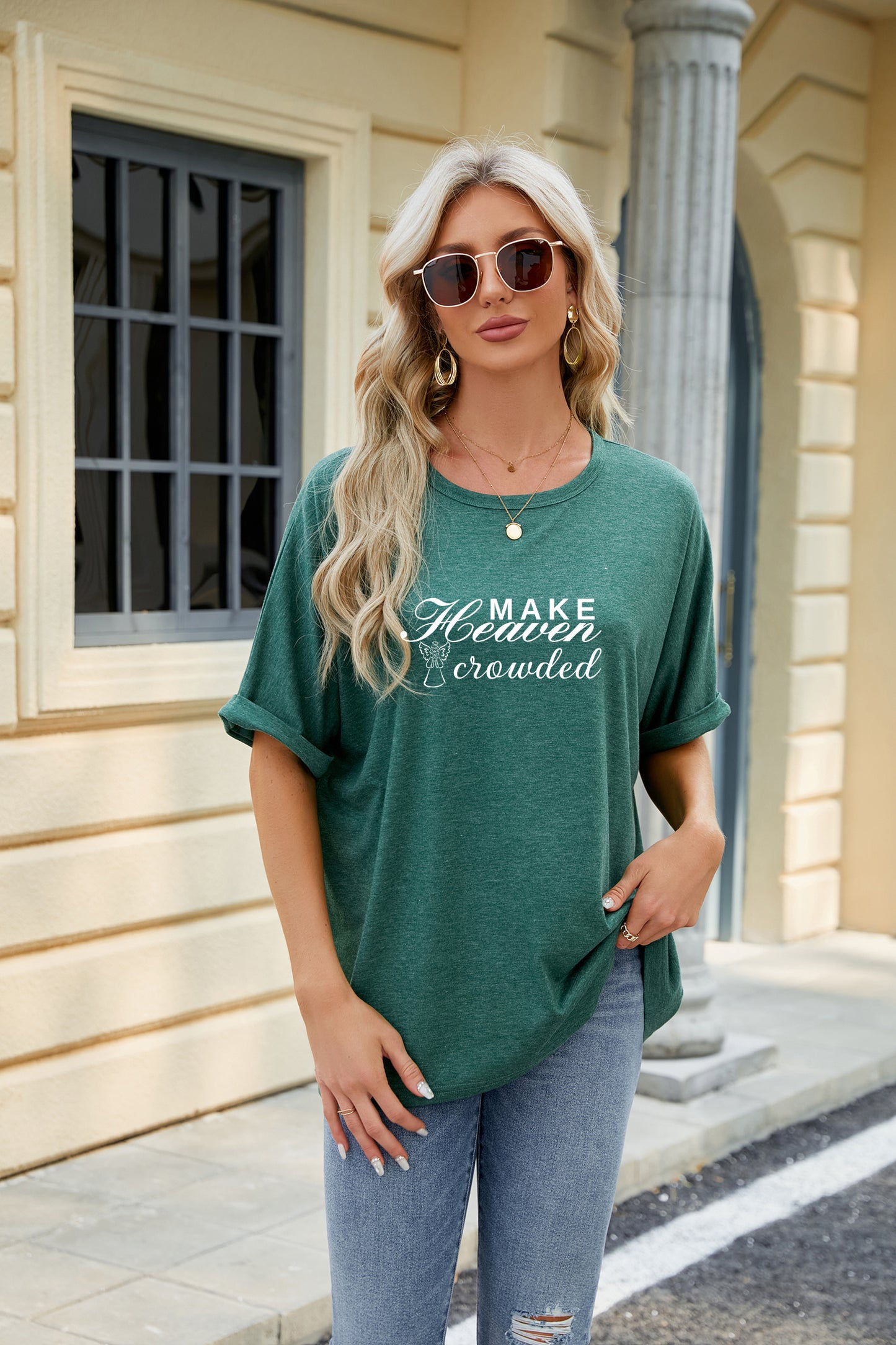 Easter Faith Graphic Casual Loose Fit T Shirt