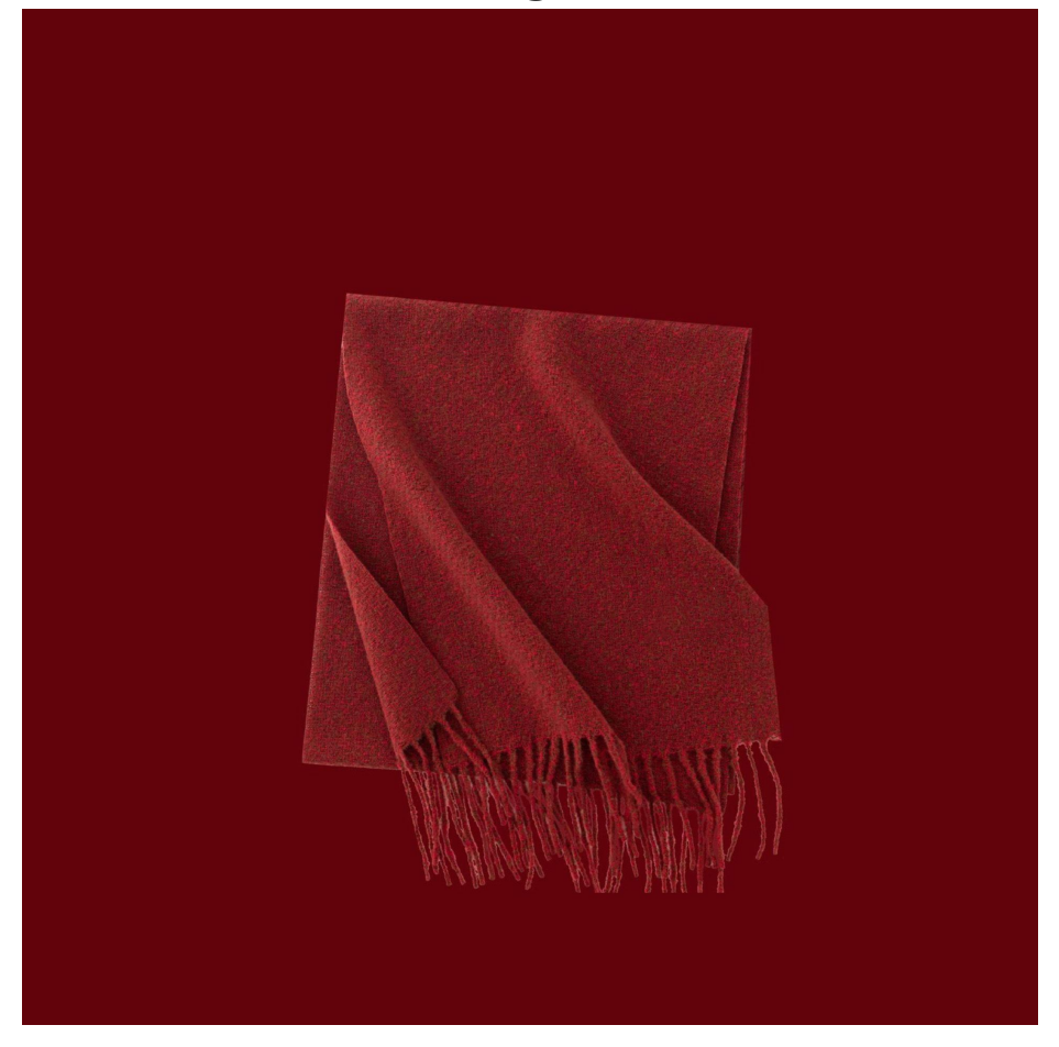 Christmas Plaid Scarf Women Winter Warm Cashmere Feel Shawl Wrap