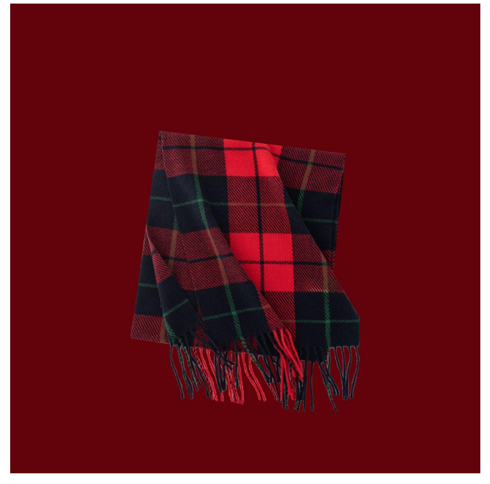 Christmas Plaid Scarf Women Winter Warm Cashmere Feel Shawl Wrap