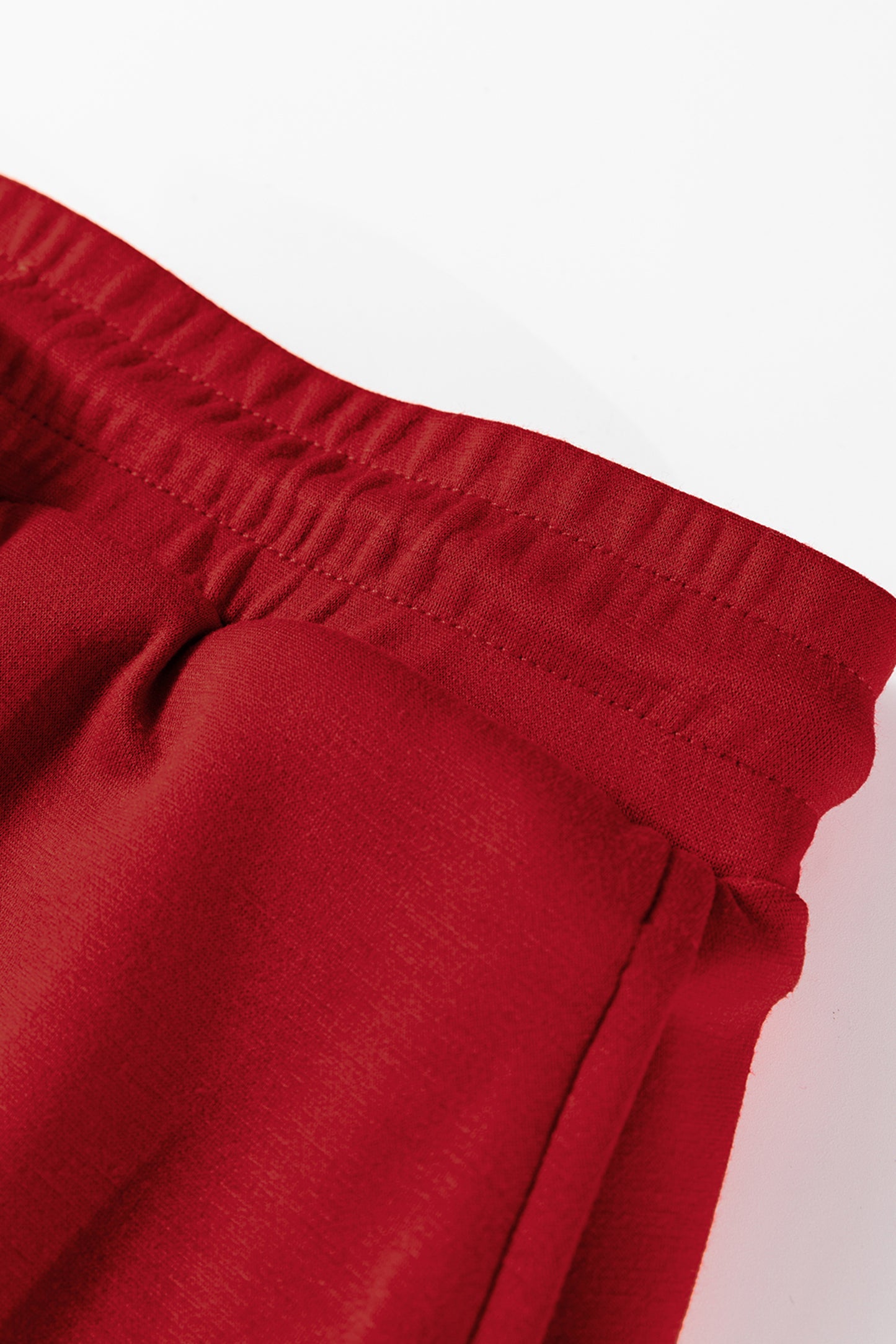 Jet Stream Solid Color Drop Shoulder Pullover Drawstring Mini Skirt 2pcs Outfit