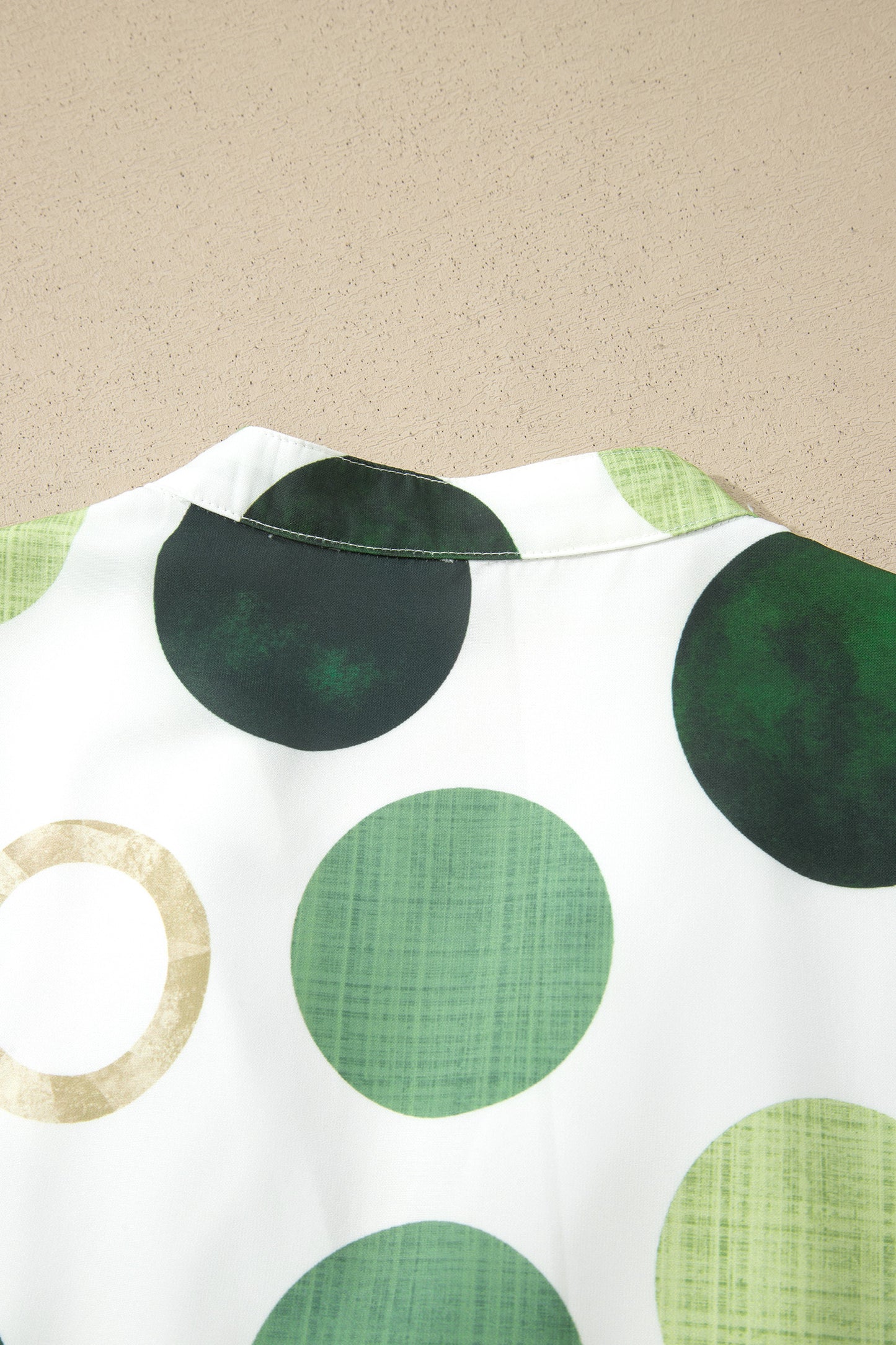 Polka Dot Mini Dress Shift V Neck Summer Dress