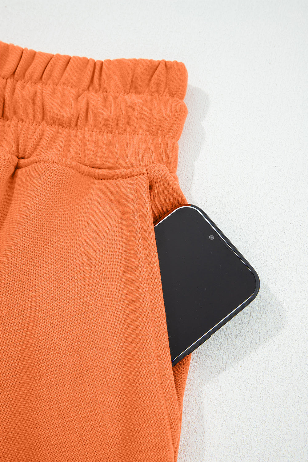 Yellow Cream Drop Shoulder Puff Sleeve Crop Pullover Drawstring Wide Leg Pants Set