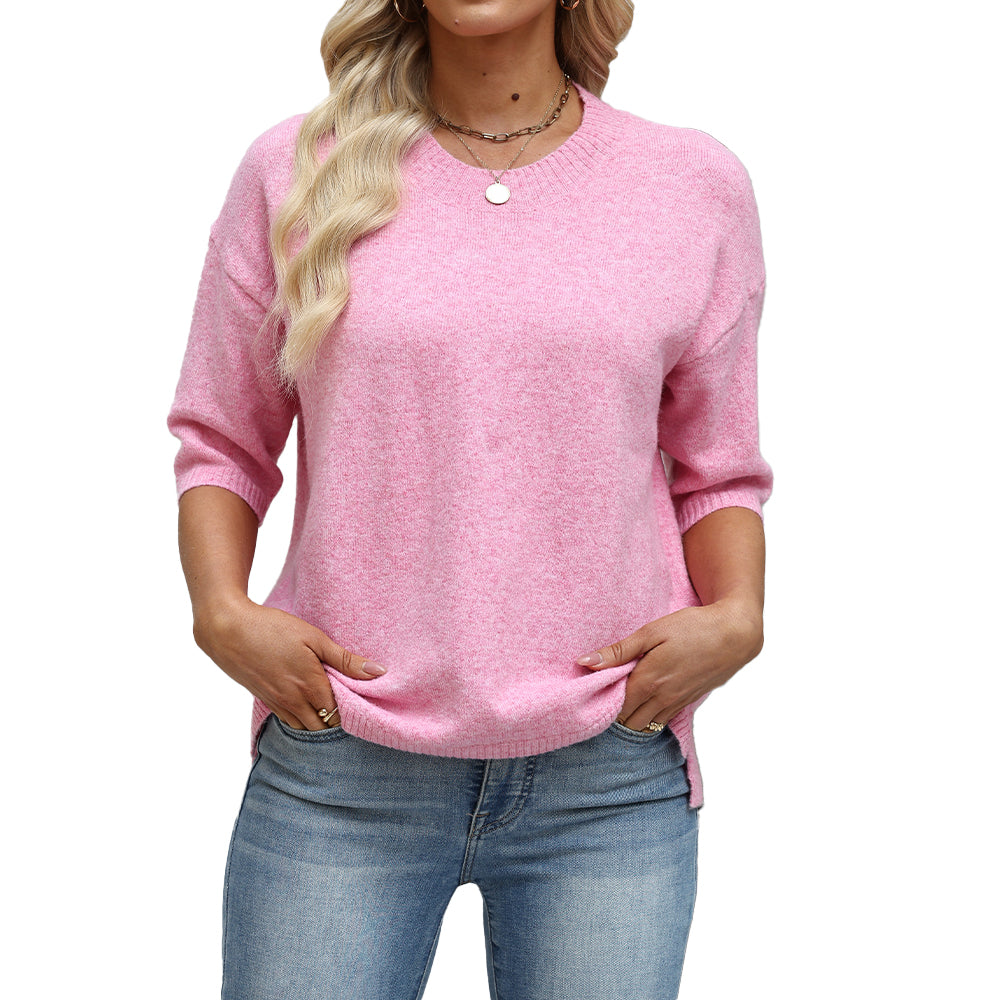 SoftSpun Knit Short Sleeve Sweater Tee