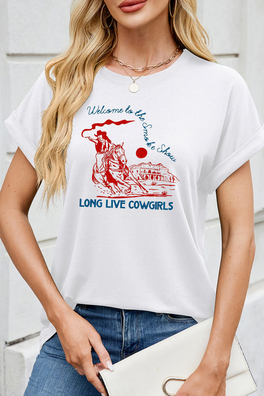 Western Cowgirl Graphic T Shirt Vintage Country Tee