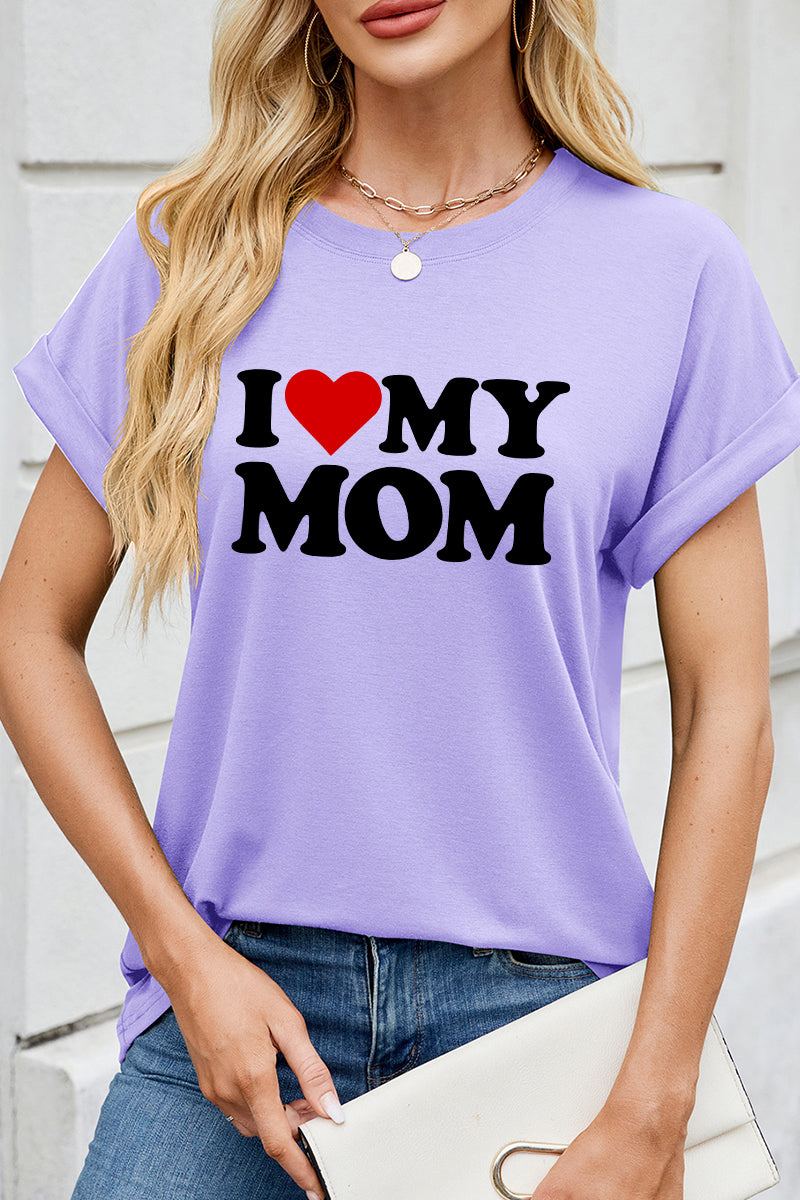 Mothers Day Graphic Tee Casual Loose Fit Short Sleeve T Shirt Gift for Mom