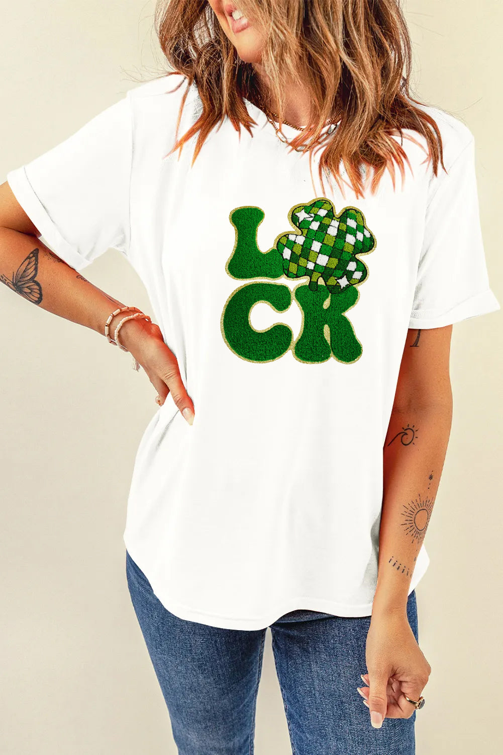 Saint Patrick’s Day Lucky Clover Graphic T Shirt