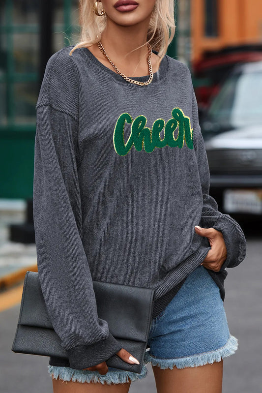 Saint Patrick’s Day Green Sequin Cheer Sweatshirt