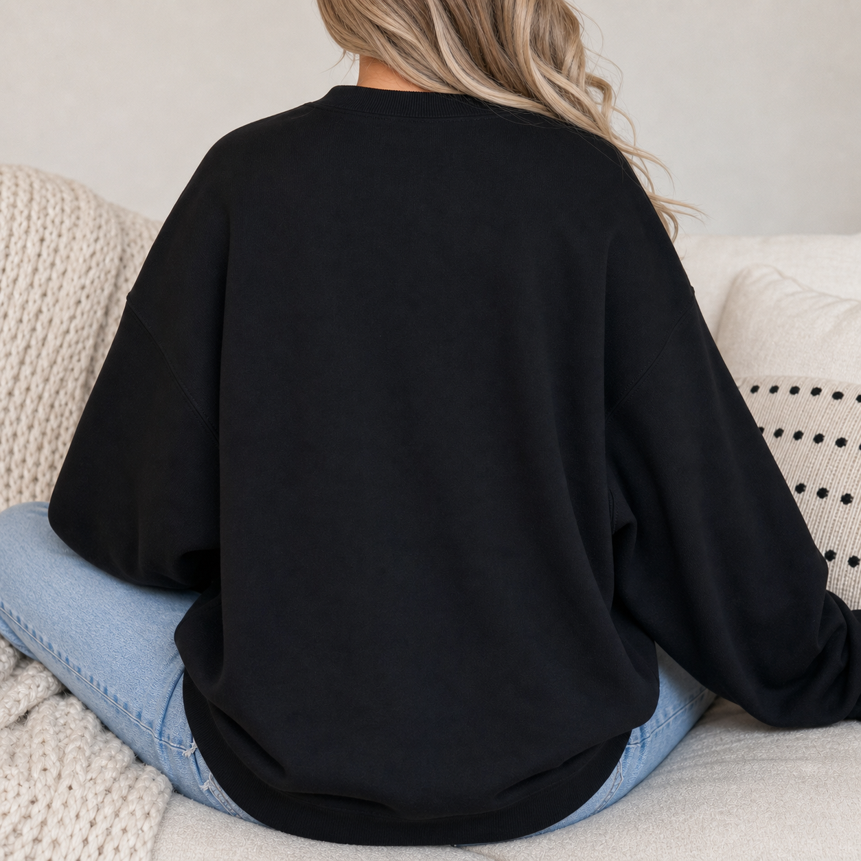 Top Baseball Bow Print Round Neck Long Sleeve Casual