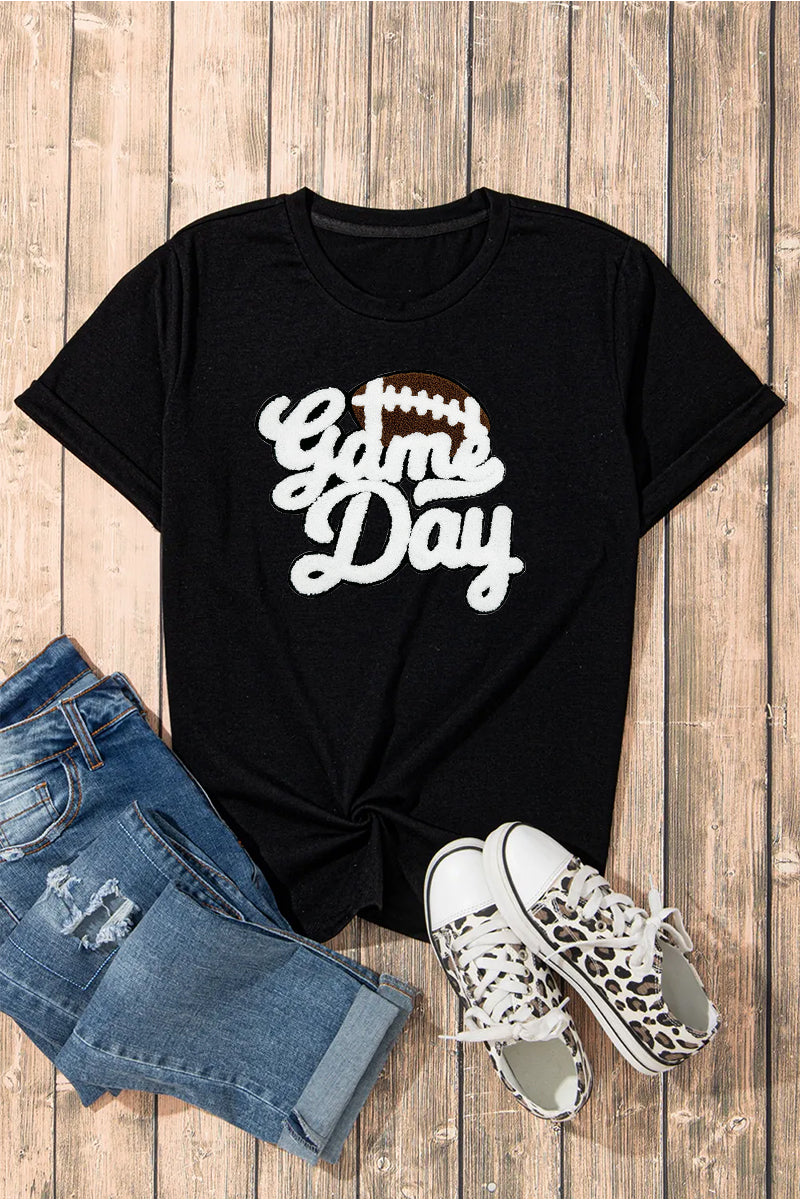 Game Day Football Graphic Tee Women’s Team Spirit Shirt