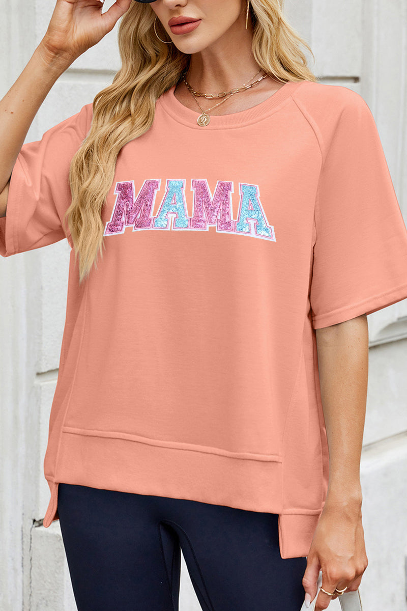 Mother's Day Mama Graphic Loose Fit T Shirt