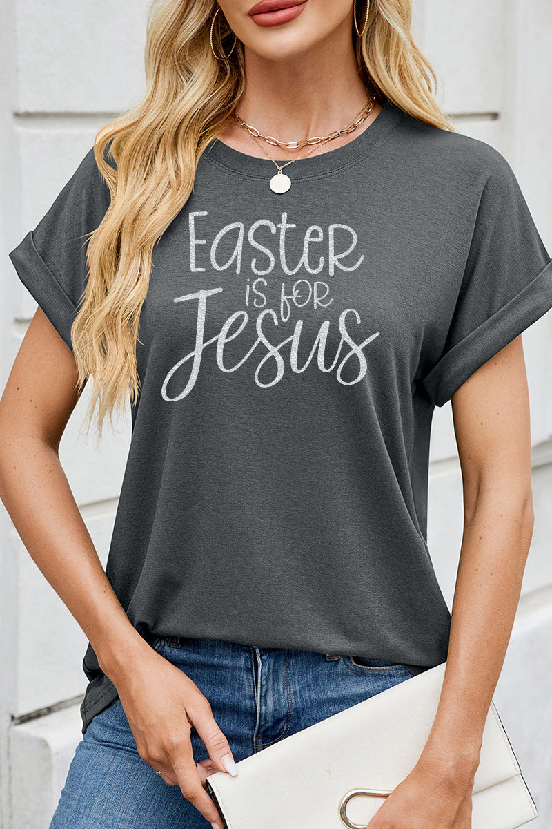 Easter Faith Graphic Tee Easter for Jesus Christian Shirt