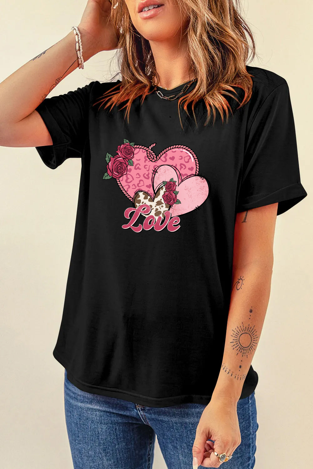 Valentine’s Day Love Heart Graphic Tee