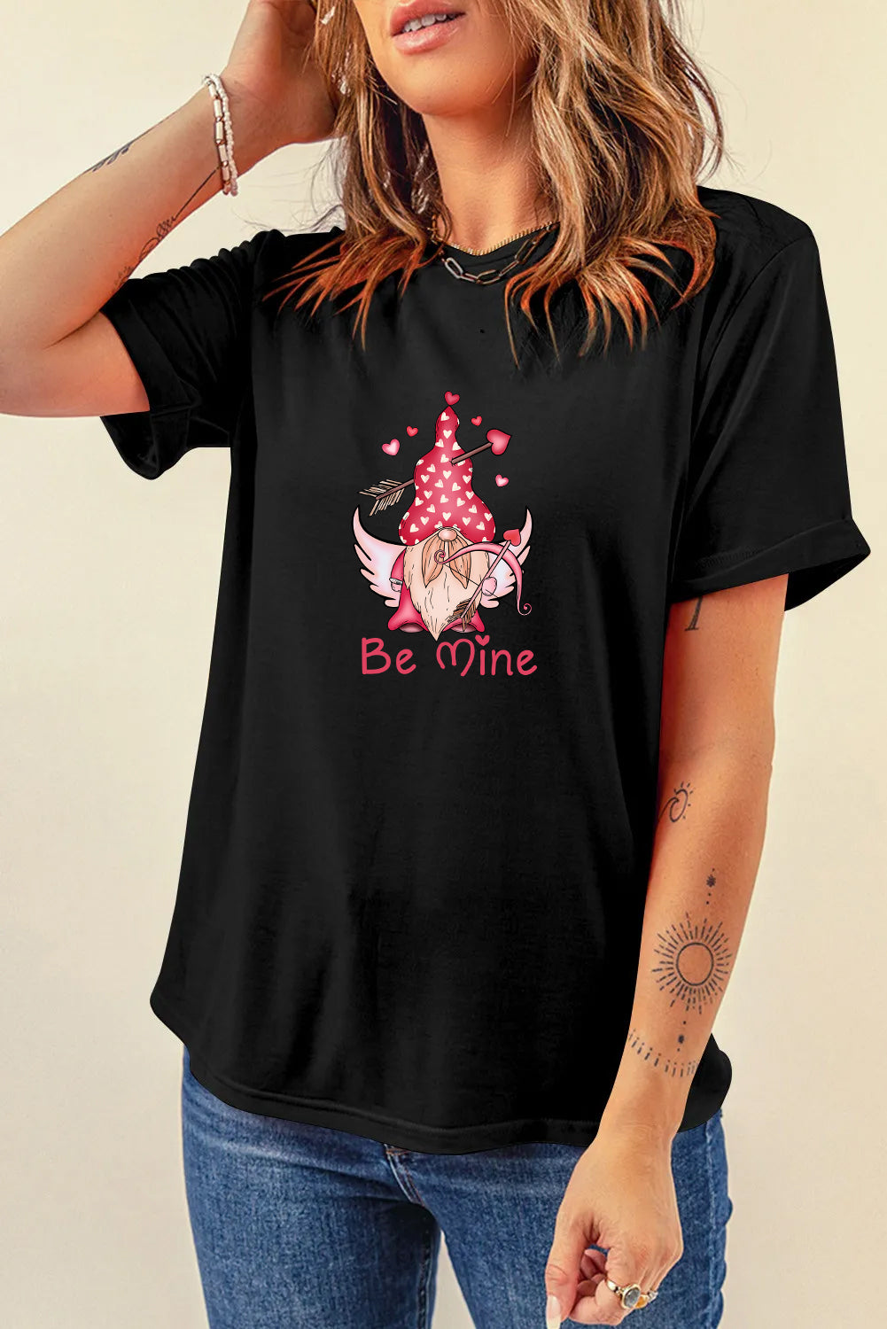 Valentine’s Day Be Mine Cupid Graphic Tee