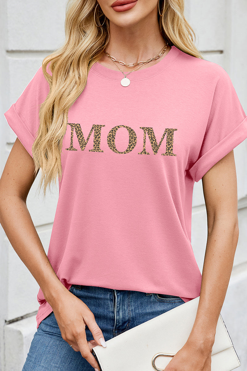 Mother Day MOM Graphic Tee Women Casual T Shirt