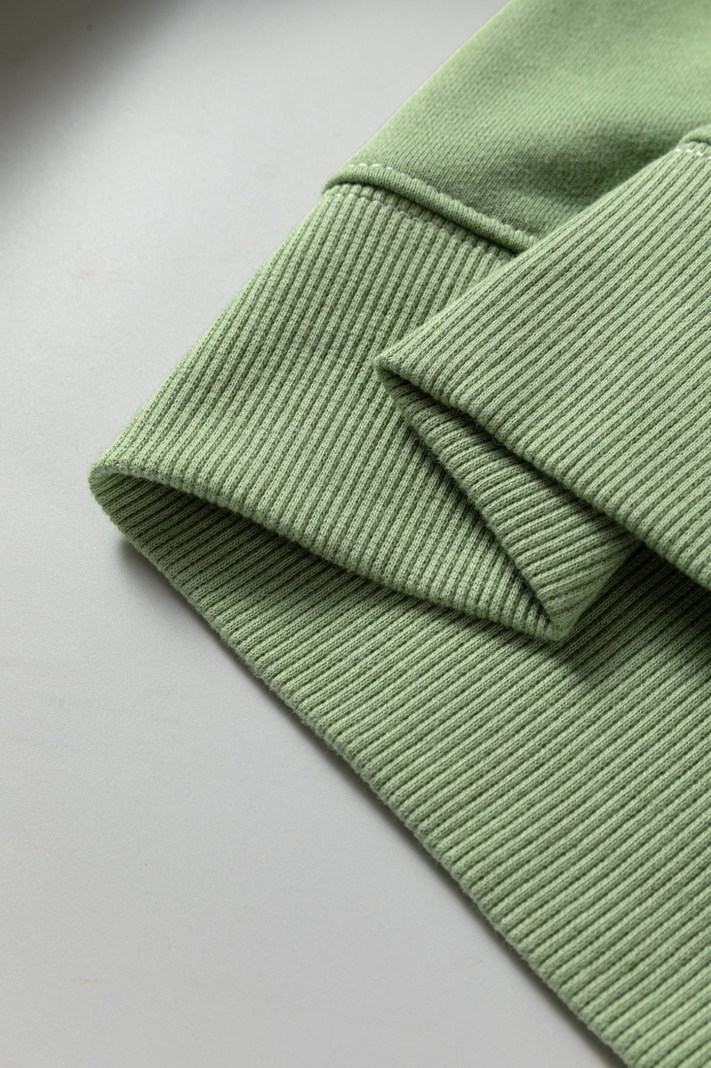 Parchment Colorblock Henley High Low Oversize Sweatshirt