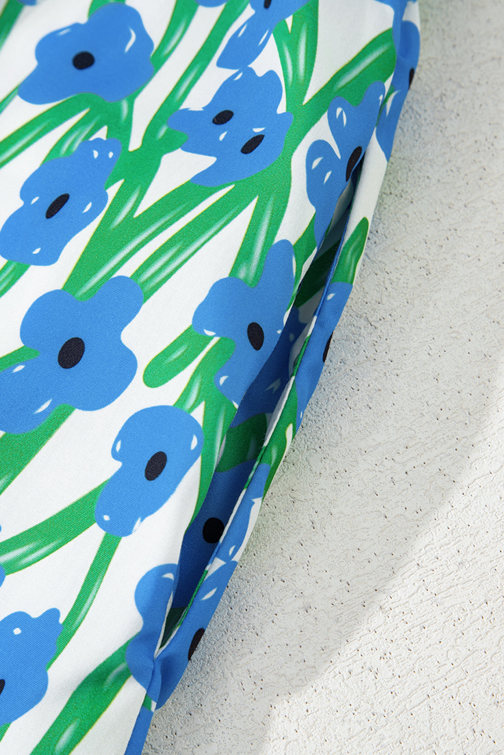 Pink Floral Print Square Neck Ruffled Strap Maxi Dress