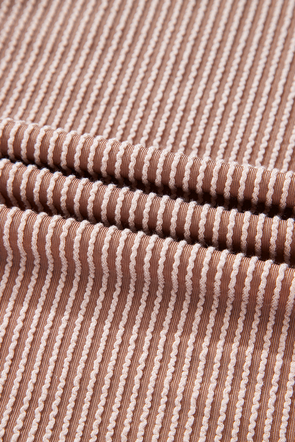 Ribbed Plus Size Crew Neck T-Shirt in Smoke Gray