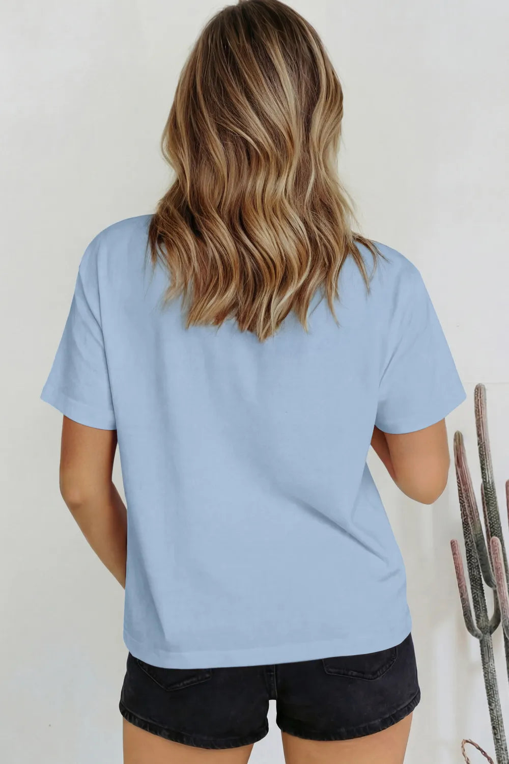 Cowgirl Graphic Tee Oversized Patriotic Western Boutique