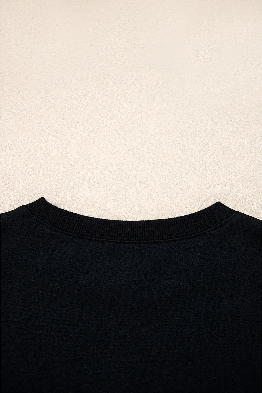 Graphic Cotton Sweatshirt GameDay Oversized Drop-Shoulder Striped